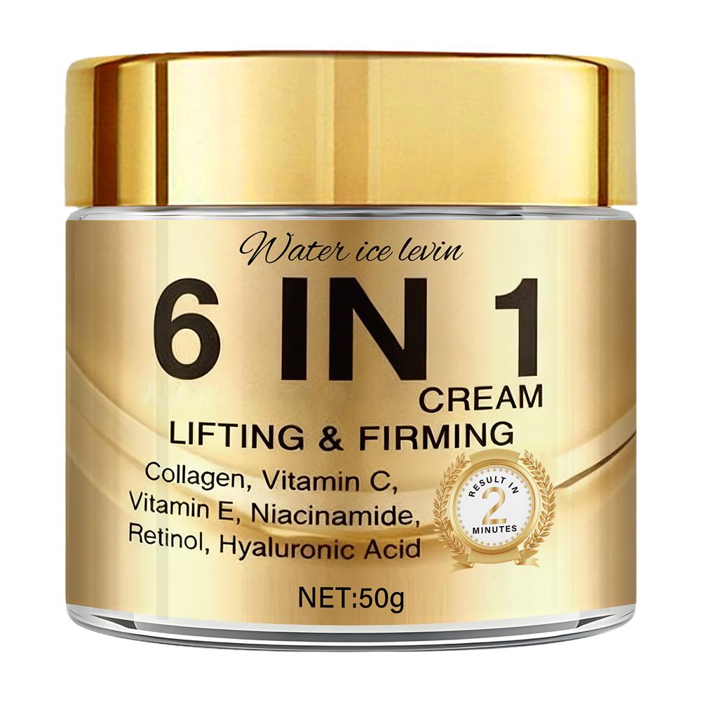 Retinol Vitamin A Cream - 6 IN 1 Kollagen-Gesichtscreme, straffende Feuchtigkeitscreme