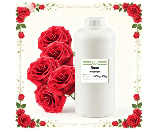 Skincare Basic - 1000ml Reines Natürliches Rosenhydrolat Rosenwasser-Lösung Gesichtspflege