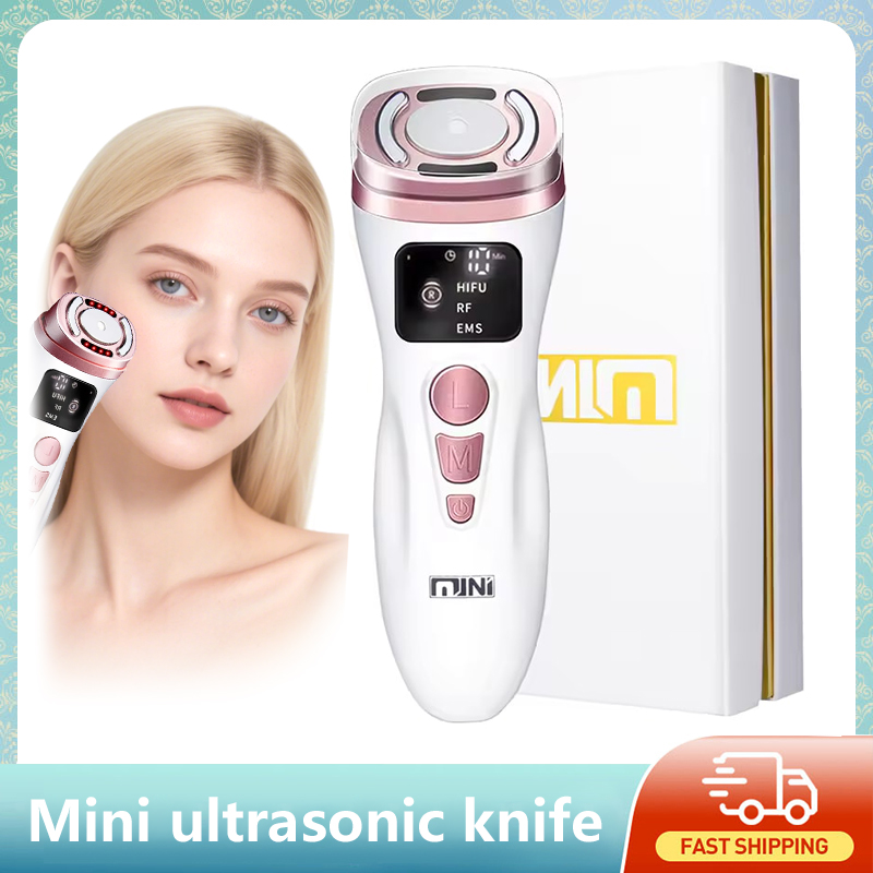 Skincare Scora - Neues Mini-HIFU-Ultraschallgerät EMS Mikrostrom Gesichts-Schönheitsinstrument Hautstraffung