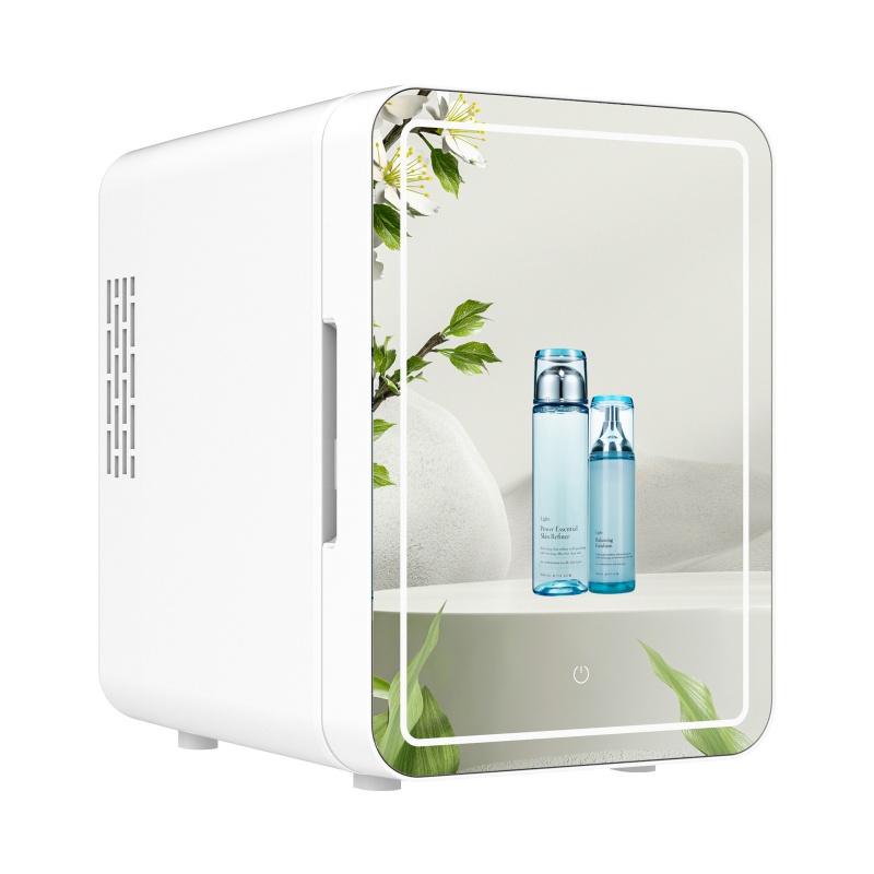 Skincare Pink - Tragbarer 4-Liter-Kosmetikkühlschrank – Mini-Beauty-Kühlschrank mit LED-Licht