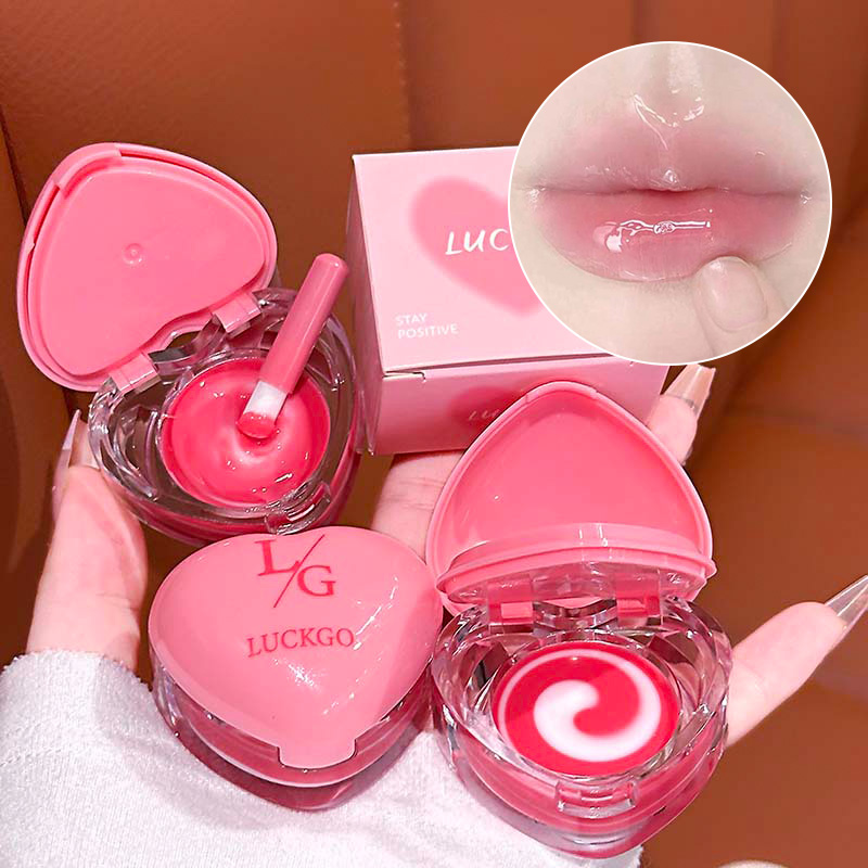 Luckgo Herz Doppelfarbige Lipp – Skincare Pink Bewertung und Preis