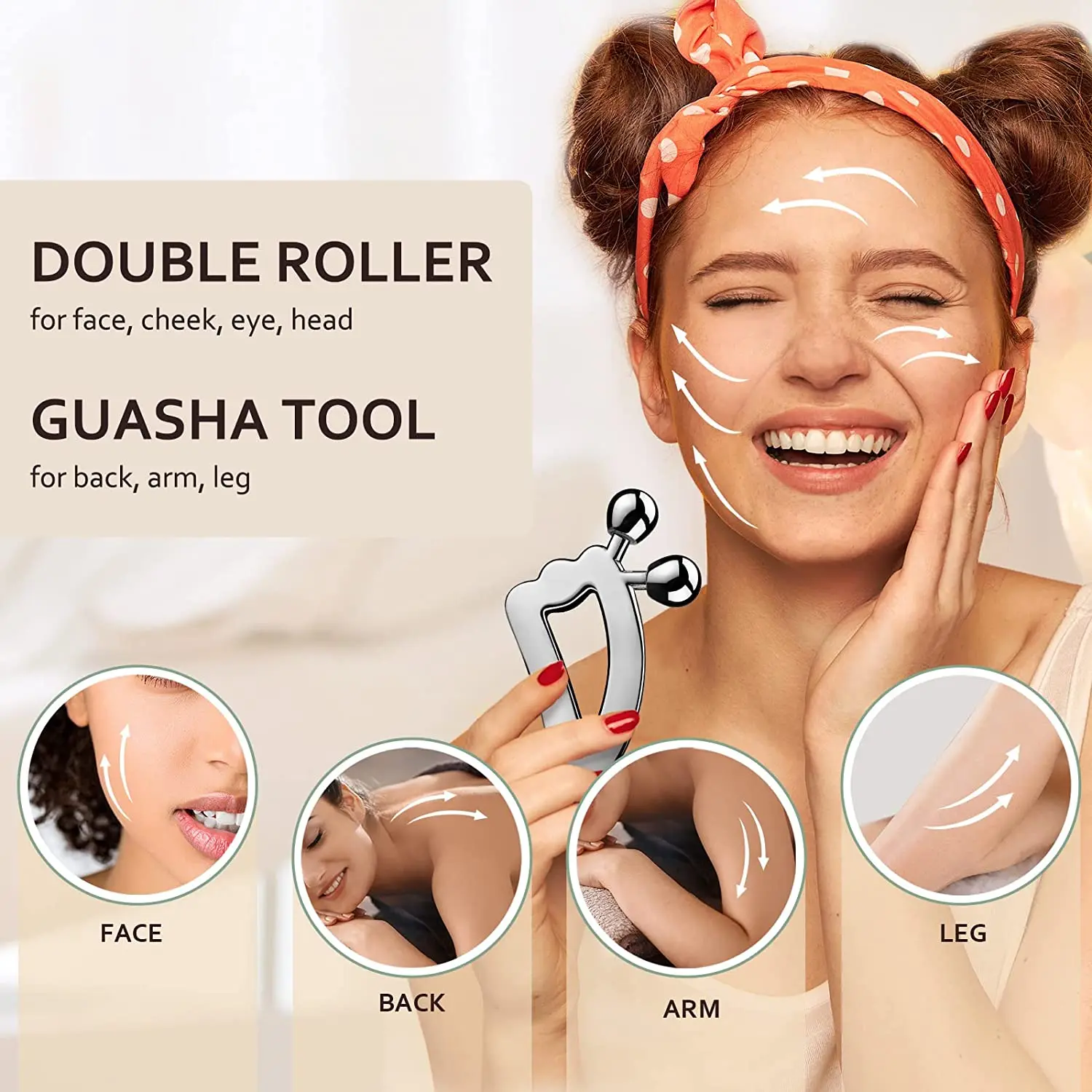3D-Gesichtsroller & Gua-Sha-To – Skincare Scora Bewertung und Preis