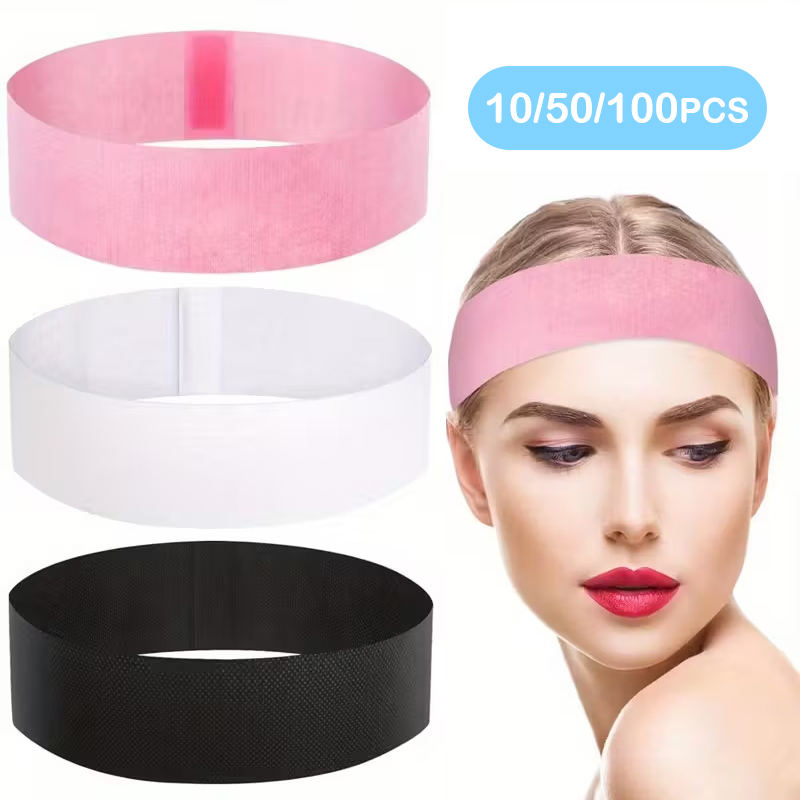 10/50/100 Stück Einweg-Stirnbä – Skincare Pink Bewertung und Preis