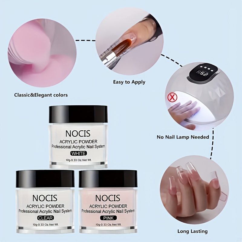 NOCIS Acryl-Nagelset - Keratin – Vitamin C Powder Bewertung und Preis