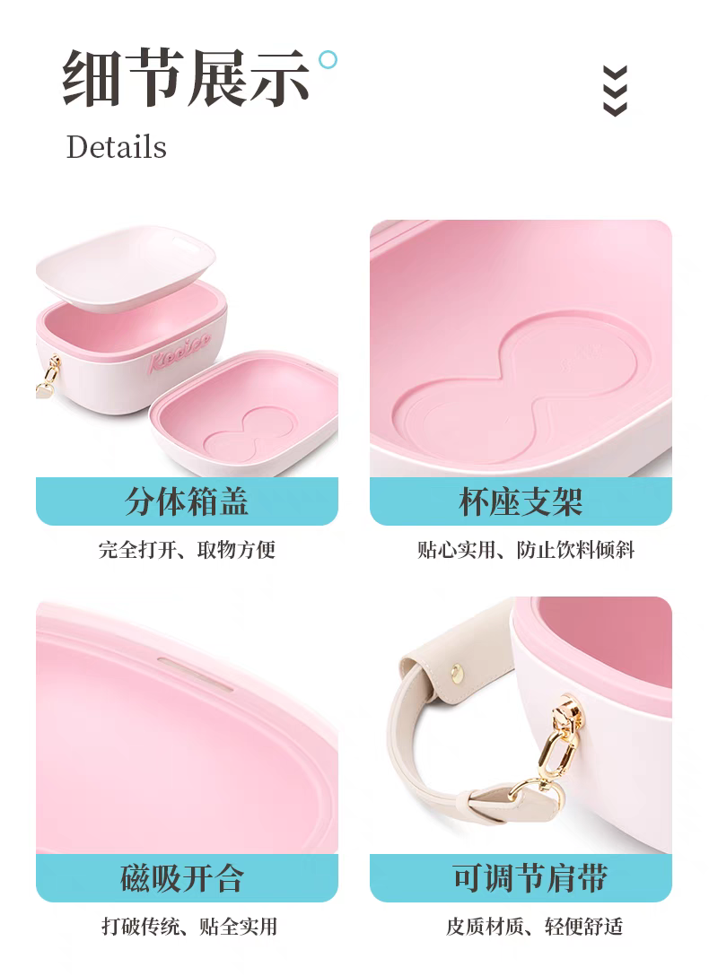 2025 Neue zweifarbige rosa Min – Skincare Pink Bewertung und Preis
